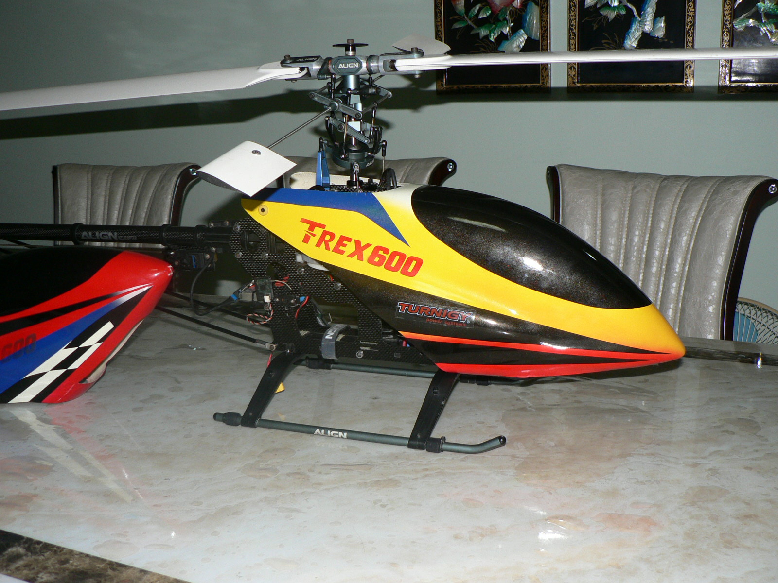 WTS:Trex 600CF FLYBAR Team daddyHOBBY Radio Control  Electronics