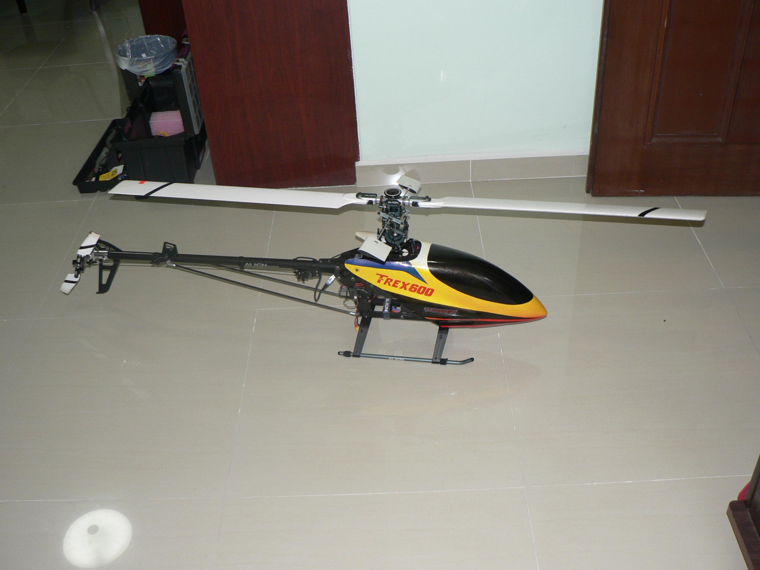 WTS:Trex 600CF FLYBAR Team daddyHOBBY Radio Control  Electronics