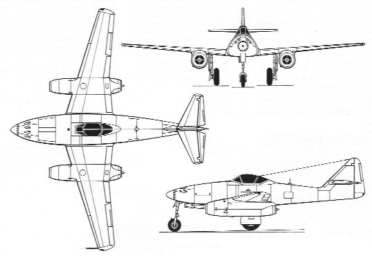 Ме 262 чертежи