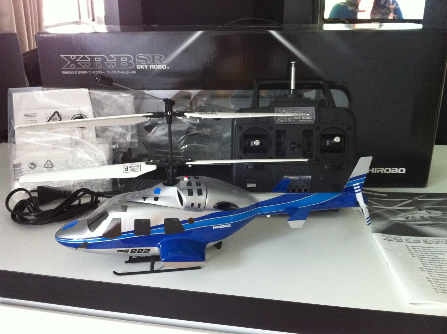 WTS Hirobo X.R.B SR Sky Robo Bell 222 RC Helicopter (RTF) - Team ...